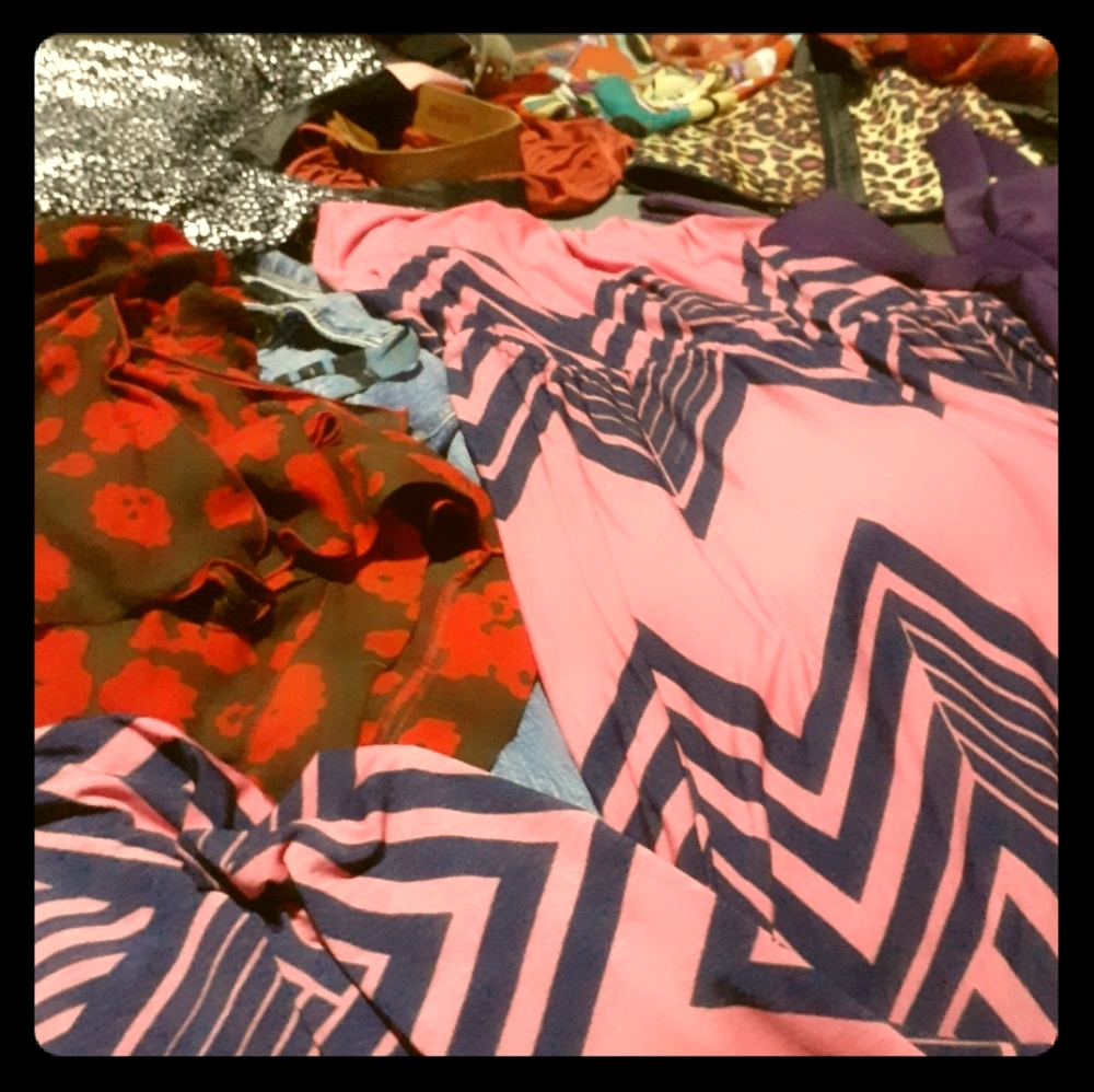 Various brands clothes